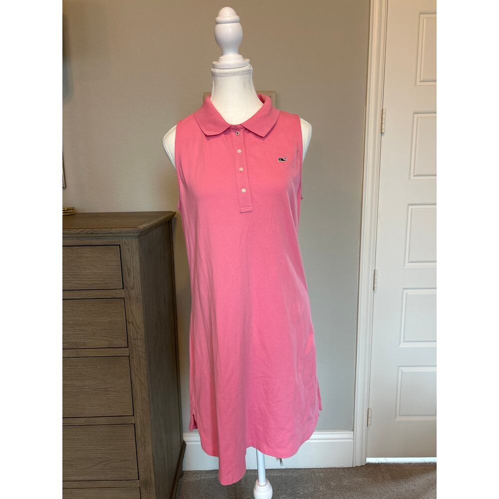 Vineyard Vines | Pink Pippa Poplin Sleeveless Dress | Small